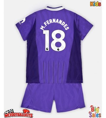 Tottenham Hotspur Mateus Fernandes #18 Replica Third Stadium Kit for Kids 2026-27 Short Sleeve (+ pants)